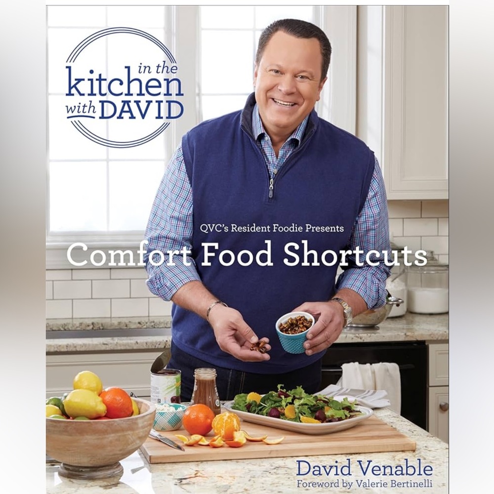 Comfort Food Shortcuts: An "In the Kitchen with David" Series Book Hardcover NEW